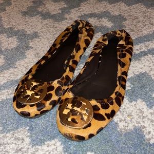 Leopard print Calf hair Tory Burch Miller Sandals